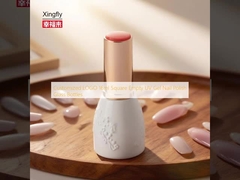 Chai lọ thủy tinh sơn móng tay gel UV rỗng hình vuông 16ml có LOGO tùy chỉnh