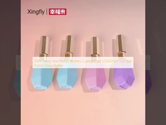 Chai sơn móng tay Fancy 10ml Chai thủy tinh sơn móng tay UV Gel LOGO tùy chỉnh