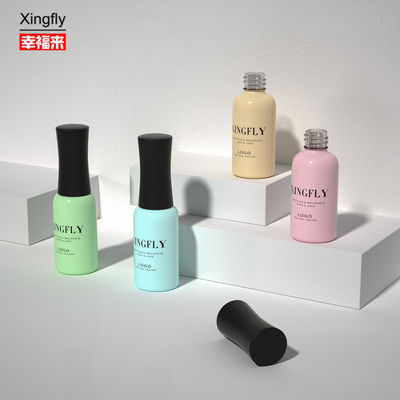 Giá tốt 9ml Xả Gel móng tay sơn chai tròn Custom LOGO Nóng tăng cường Gel chai thủy tinh trực tuyến