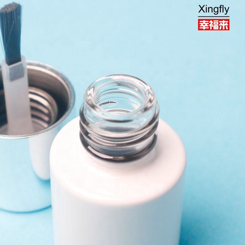 5ml chai sơn móng tay tùy chỉnh rỗng kính tròn Gel màu Gel sơn