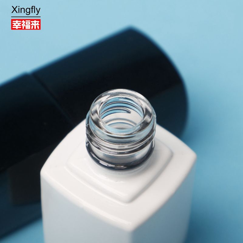 5ml chai sơn móng chân không kính rõ ràng chai sơn móng tay với bàn chải và nắp