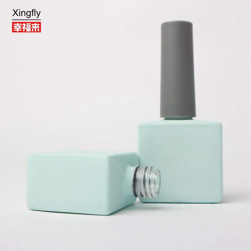 Đơn giản trống móng sơn chai kính 14ml Màu tùy chỉnh nhãn riêng UV Gel sơn chai