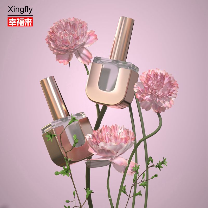 Logo tùy chỉnh chai phấn Gel hình vuông cho 10ML-15ML Capacity với các bàn chải và nắp khác nhau
