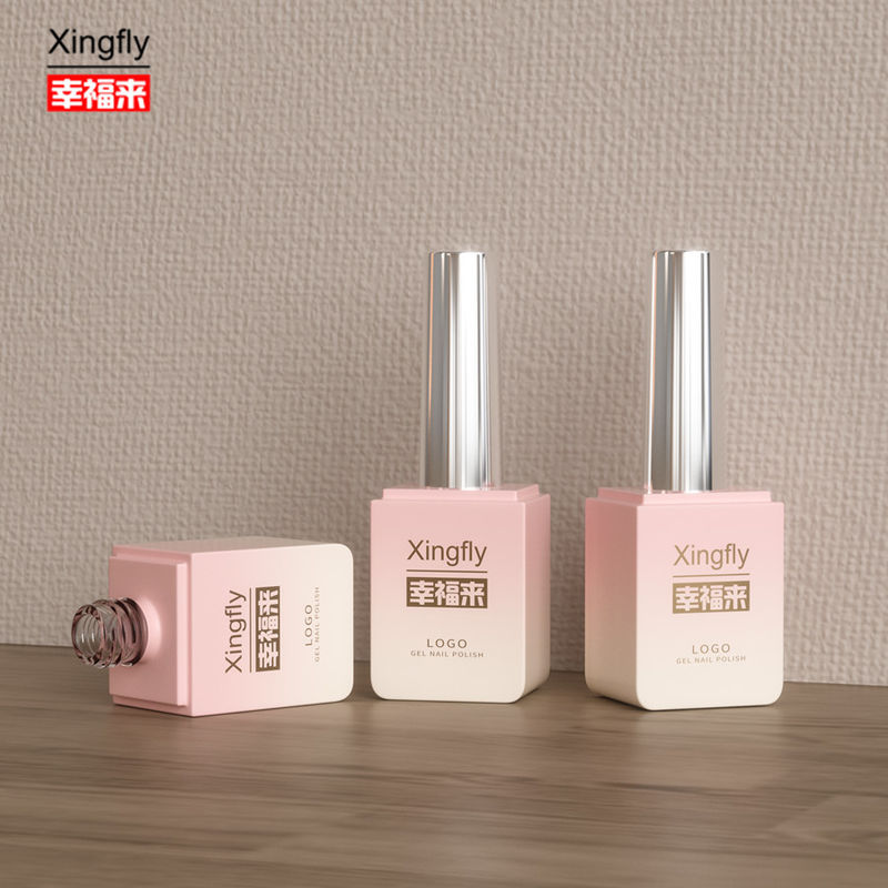 Gel Polish Quảng trường chai 13ml UV Gel trống Quảng trường chai sơn móng với nắp bàn chải