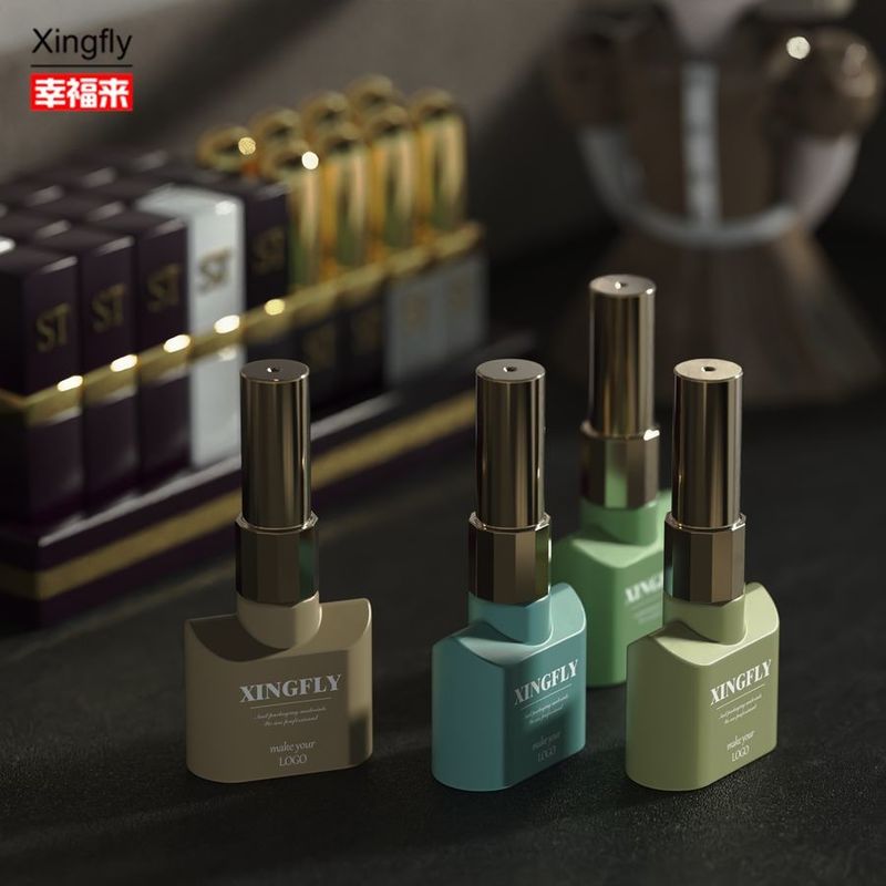 12ml chai sơn móng tay trống sơn móng tay UV Gel sơn móng tay chai thủy tinh với bàn chải nắp