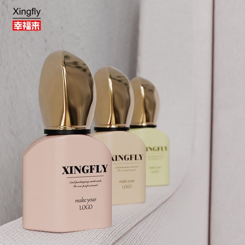 12ml sơn móng chai gel rỗng chai thủy tinh với nắp và bàn chải cho UV Gel sơn