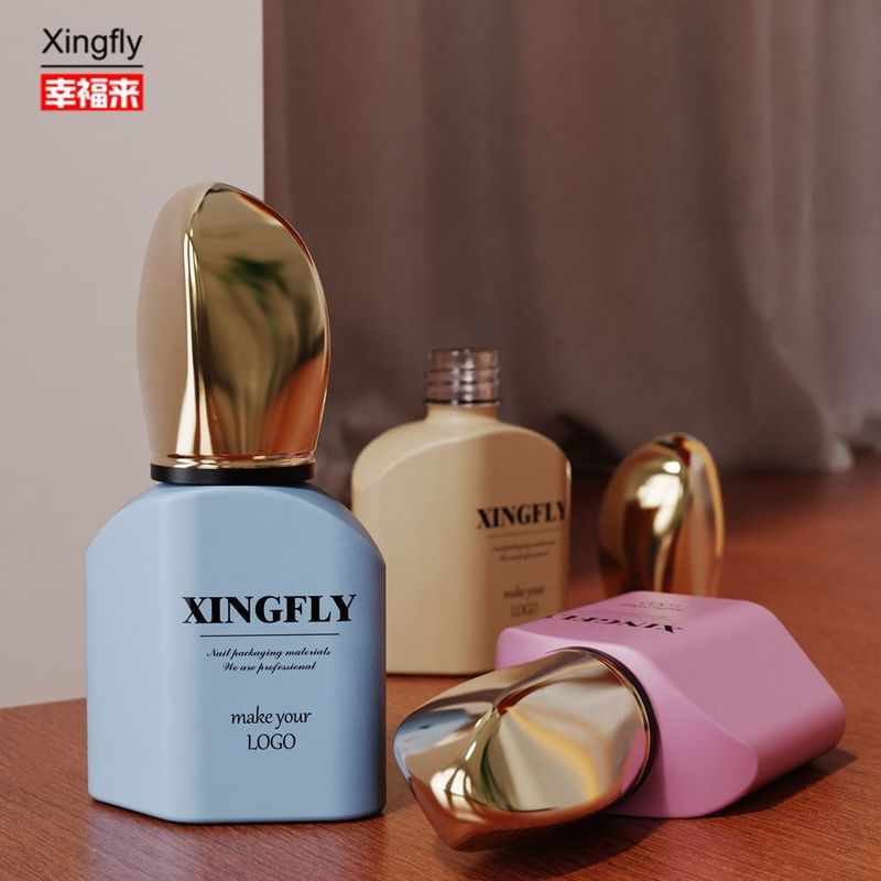 12ml sơn móng chai gel rỗng chai thủy tinh với nắp và bàn chải cho UV Gel sơn