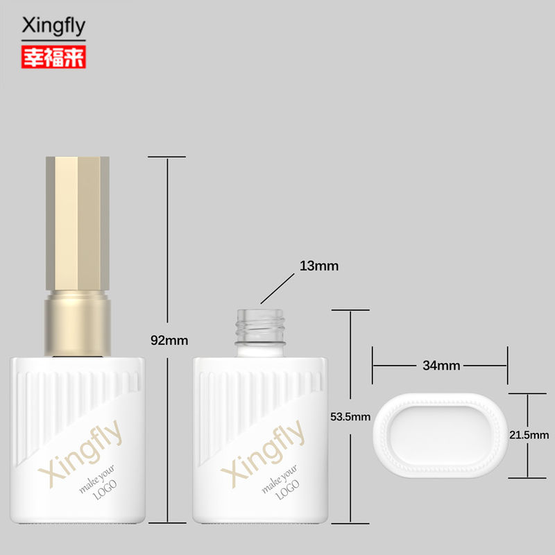 10ml chai sơn móng tùy chỉnh in UV Gel chai sơn móng với nắp bàn chải