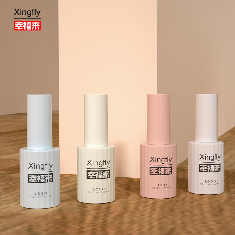 12ml chai sơn móng UV kính rỗng Gel chai sơn móng với bàn chải mũ