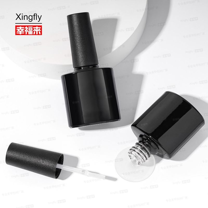 8ml Gel Polish chai kính rỗng với mũ bàn chải nhà máy bán buôn cho UV Gel sơn móng