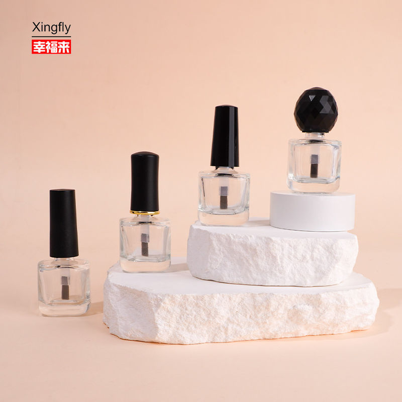 Chai sơn gel móng tay rỗng bằng thủy tinh cỡ lớn độc đáo 8ml với cọ và nắp