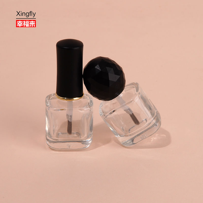 Chai sơn gel móng tay rỗng bằng thủy tinh cỡ lớn độc đáo 8ml với cọ và nắp
