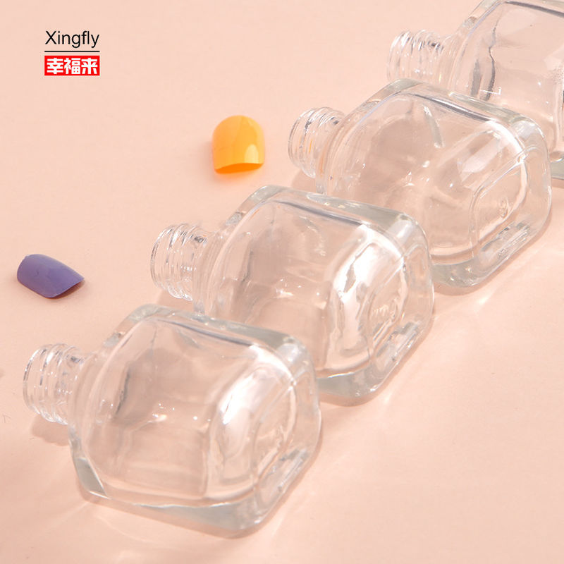 Chai sơn gel móng tay rỗng bằng thủy tinh cỡ lớn độc đáo 8ml với cọ và nắp
