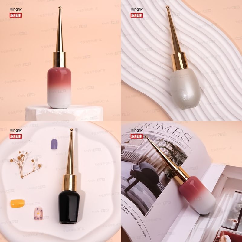 Chiếc nắp chai sơn móng 13 Caliber tùy chỉnh Gel Chiếc nắp móng cho chai sơn móng