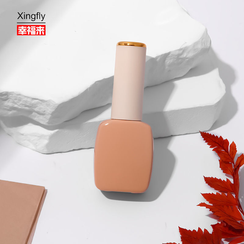 Chai sơn móng tay rỗng kiểu cách, lọ sơn gel móng tay, chai thủy tinh có nắp và cọ