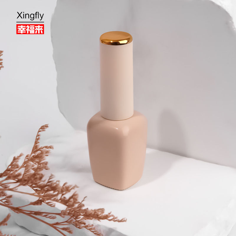 Chai sơn móng tay rỗng kiểu cách, lọ sơn gel móng tay, chai thủy tinh có nắp và cọ