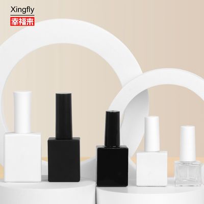 Chiếc chai sơn móng nhỏ tròn rỗng REACH với vật liệu cơ bản thủy tinh
