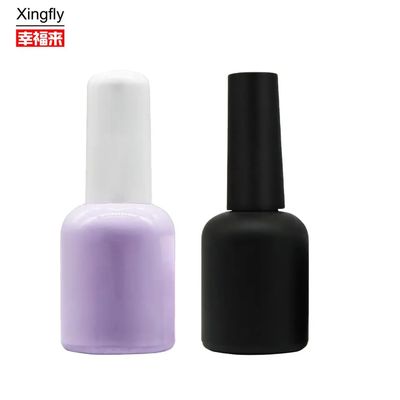 Glass empty bottle Nail Polish Cosmetic Packaging With Glass Dropper Cap (Tấm chai rỗng thủy tinh)