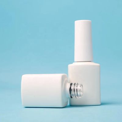 Vật liệu thủy tinh Gel Polish Square chai mỹ phẩm với lớp phủ xịt