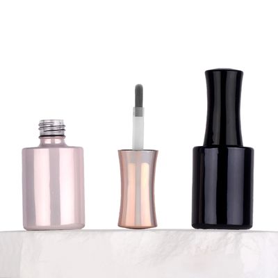 chai sơn móng kính tròn rỗng 5-15ml dung lượng với trang trí chức năng