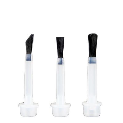 Màu đen và trắng móng sơn bàn chải hình cung vật liệu nylon