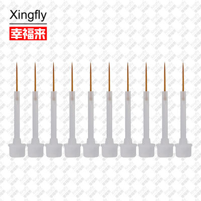Xingfly nail art polish mỏng chải tóc nylon vật liệu tay cầm nhựa