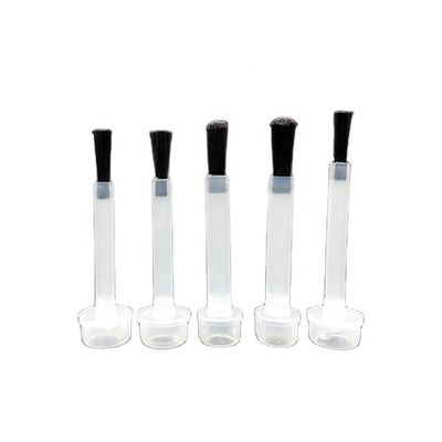 PP Bristle nail Polish Brush Cleanup bền Flat Arc Top