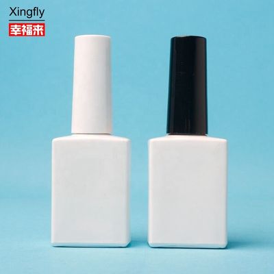 15ml chai sơn móng rỗng Gel sơn móng với bàn chải trắng