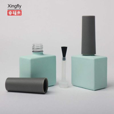 Đơn giản trống móng sơn chai kính 14ml Màu tùy chỉnh nhãn riêng UV Gel sơn chai