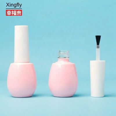 15ml chai Gel móng tay rỗng chai kính mỹ phẩm tùy chỉnh với chải