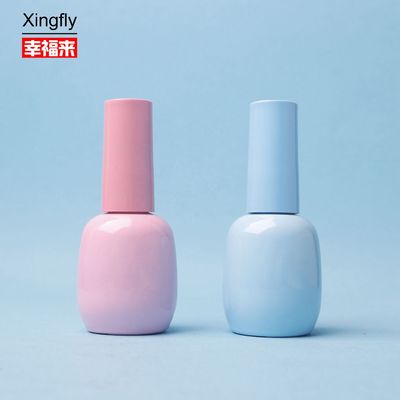 Modern 10ml nail polish chai Oval Glass nail polish container Packaging