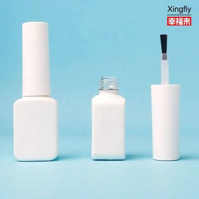 Thủy tinh tròn 8ml chai Gel Polish với bàn chải và nắp
