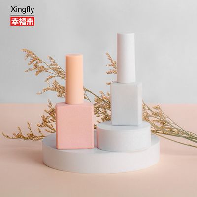 Nhìn qua 12ml chai Gel Polish bề mặt tùy chỉnh thủ công với bàn chải và nắp