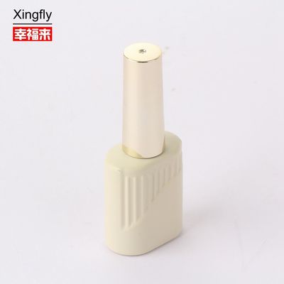 10ml Gel móng sơn chai kính thiết kế màu tùy chỉnh chai rỗng với nắp bàn chải