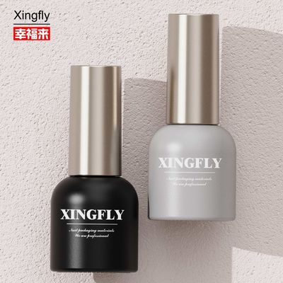 14ml chai sơn móng chân không thủy tinh sơn móng chân UV Gel Bao bì mỹ phẩm chai