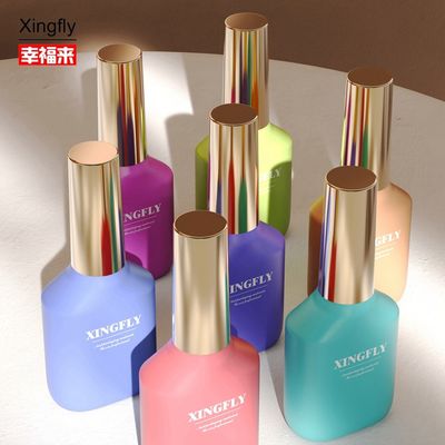 15ml chai sơn móng tay kính rỗng chai sơn móng tay gel với nắp và bàn chải