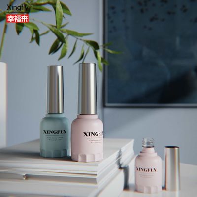 12ml chai sơn móng Container tròn UV Gel móng sơn móng chai thủy tinh