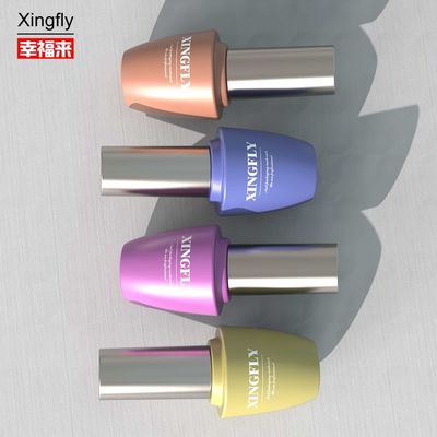 Bao bì mỹ phẩm 15ml chai sơn móng rỗng với kem quét chai sơn móng