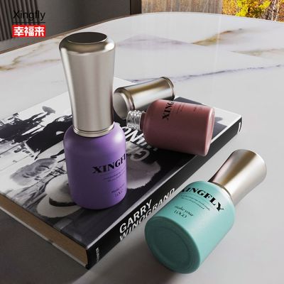 10ml chai sơn móng tay trống đóng gói Gel tùy chỉnh làm móng tay sơn móng tay chai thủy tinh