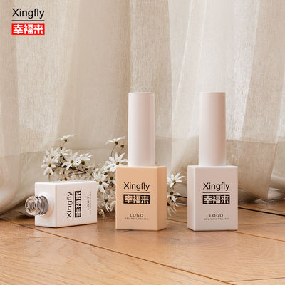8ml chai kem móng tay UV kính rỗng kem móng tay Gel chai kem móng tay với nắp bàn chải