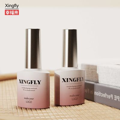 8ml chai sơn móng Custom in trống Gel sơn móng chai thủy tinh