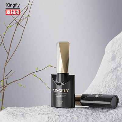 10ml chai sơn móng tay Custom Empty Gel Sơn móng tay chai thủy tinh với nắp bàn chải