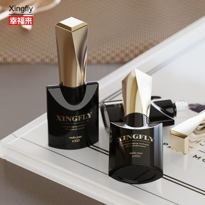 10ml chai sơn móng chứa Gel sơn móng chai thủy tinh với bàn chải và nắp