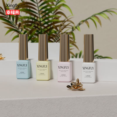 5ml chai sơn móng chân không Quadrat Gel sơn chai thủy tinh với bàn chải mũ