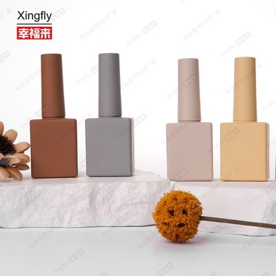 12ml chai sơn móng bỏng túi rỗng bao bì mỹ phẩm thủy tinh Gel chai sơn móng bỏng