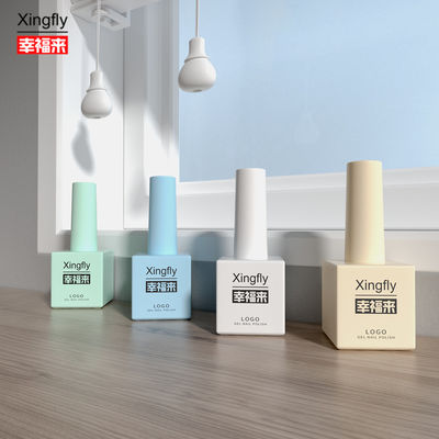17ml Gel Polish Quadrat chai Custom Spray Sơn thủy tinh chai bề mặt UV móng sơn chai