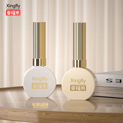 15ml chai sơn móng tròn lớp phủ màu trắng UV Gel sơn móng chai thủy tinh cho sơn móng