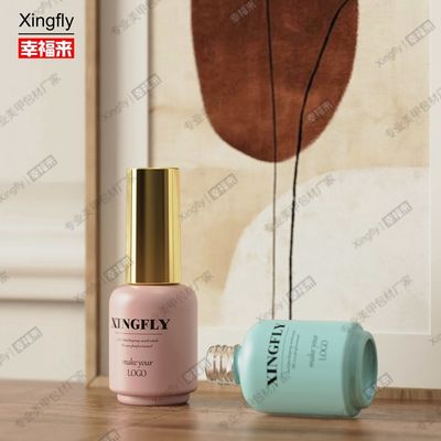 17ml Gel nail polish Logo tùy chỉnh chai sang trọng Thùng đóng gói Gel Polish chai