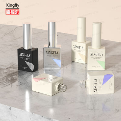12ml Quảng trường Ứng dụng tùy chọn mới Cat Eye Gel UV nail polish chai trống