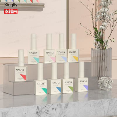 12ml Quadrat Gel Polish Hỗn màu móng tay UV Polish chai thủy tinh với nắp bàn chải